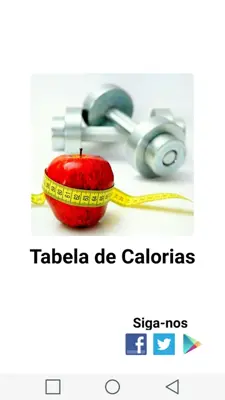 Table of Calories android App screenshot 3